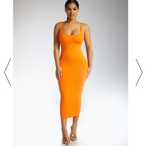 NAKED WARDROBE MIDI DRESS